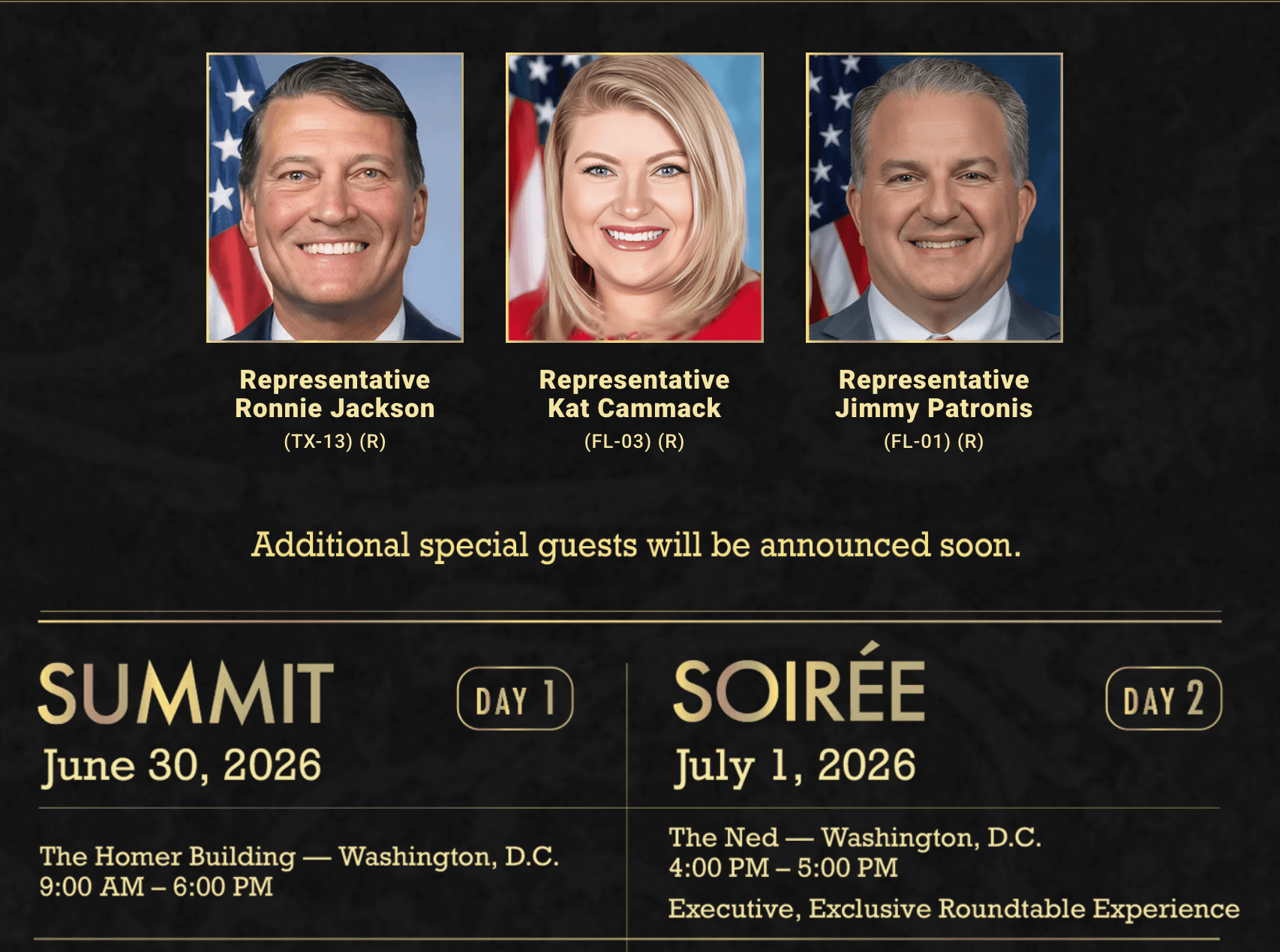 SUMMIT - BLACK TIE SOIRÉE & DINNER - EXECUTIVE ROUNDTABLE A ONCE-IN-A-LIFETIME, 2-DAY EXCLUSIVE EXPERIENCE image 3